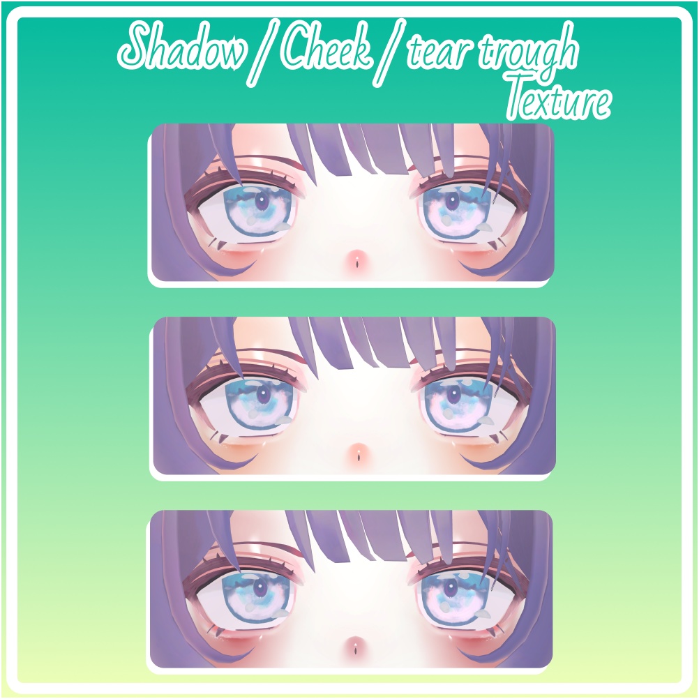 Renfua - Face make up texture set