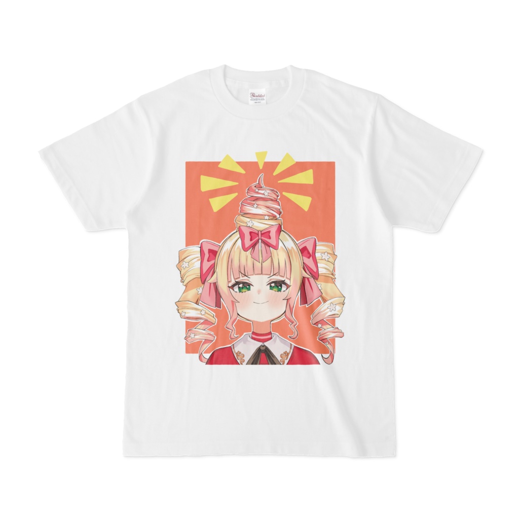 オリジナルキャラクター　Tシャツ　ねむねむ女の子 クッピーラムネ ネオンカラー Tシャツ キッズ ピンク 120 サマー
