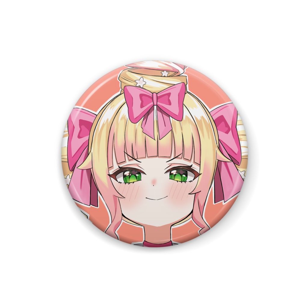 【非公式】桃鈴ねね　サムネ　缶バッジ