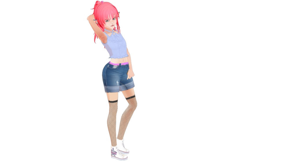 Elfie Elf Model, Jeans, Top, Shoes