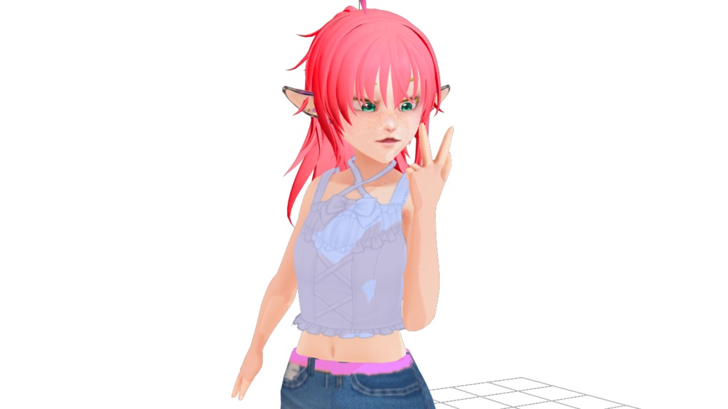 Elfie Elf Model, Jeans, Top, Shoes - Anime-Art - 2/9