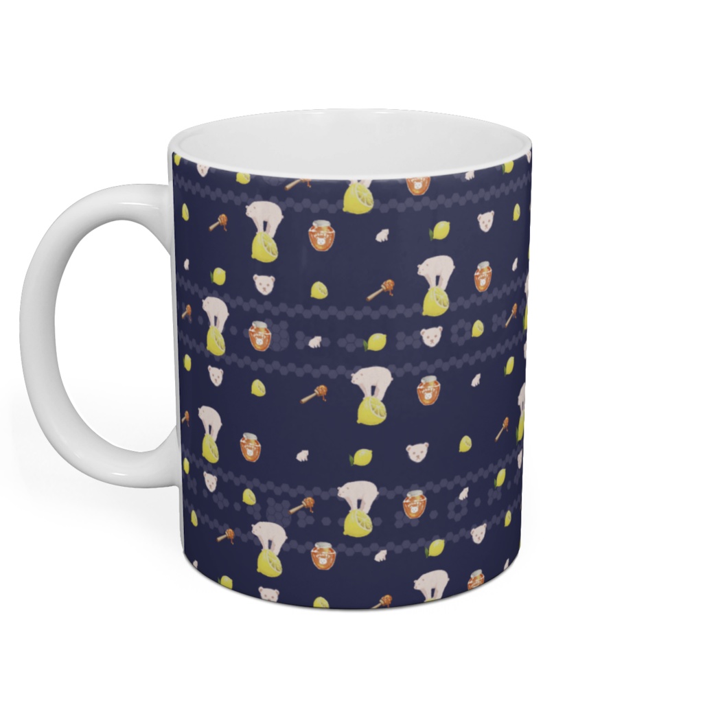 はちみつレモンとシロクマ マグカップ