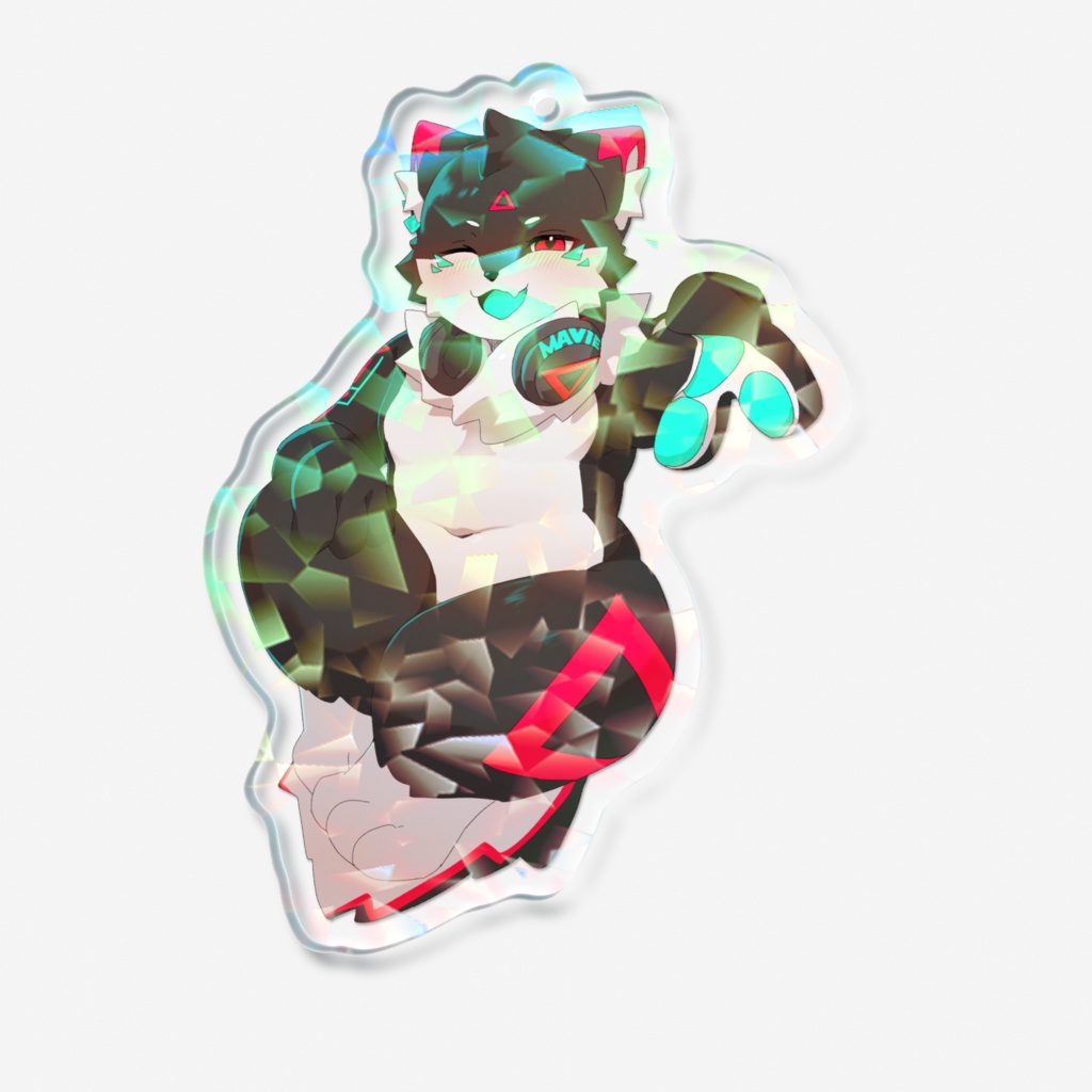 【まびぃぬ】 あーしのぎゃるぴホログラムアクリルキーホルダー