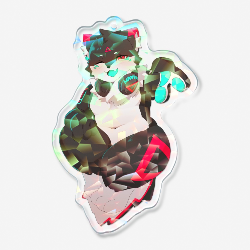 【まびぃぬ】 あーしのぎゃるぴホログラムアクリルキーホルダー