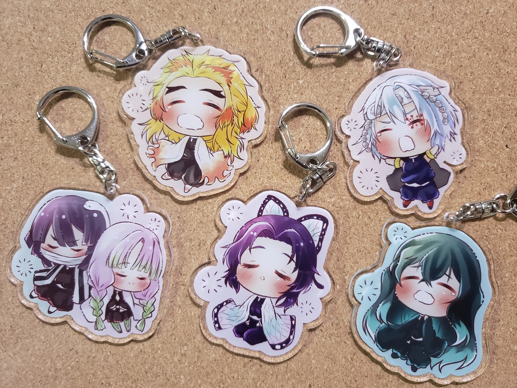 鬼滅の刃 ねむねむ隊士 アクキー全9種