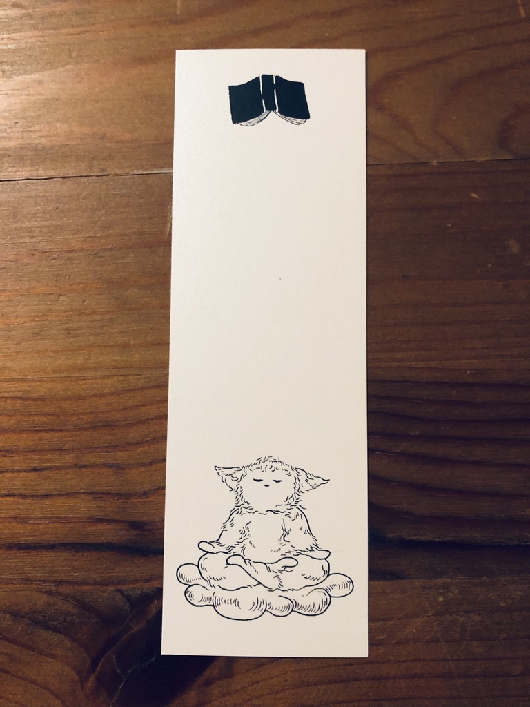 「Reading Cat」しおり