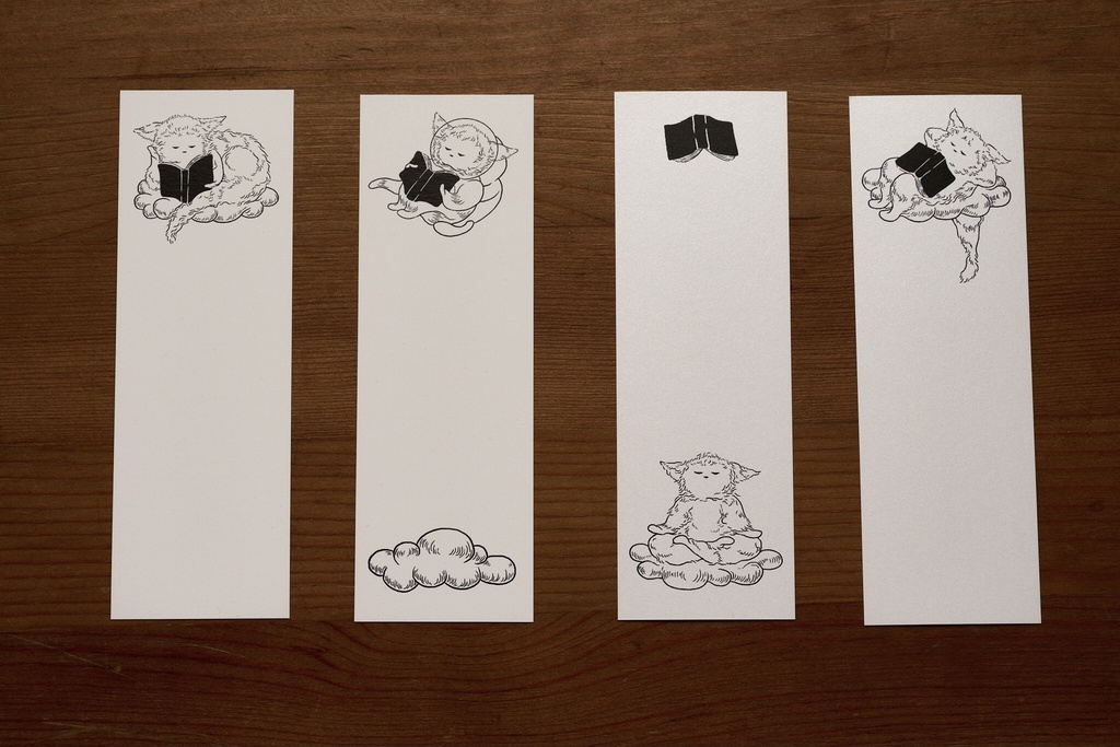 「Reading Cat」しおり