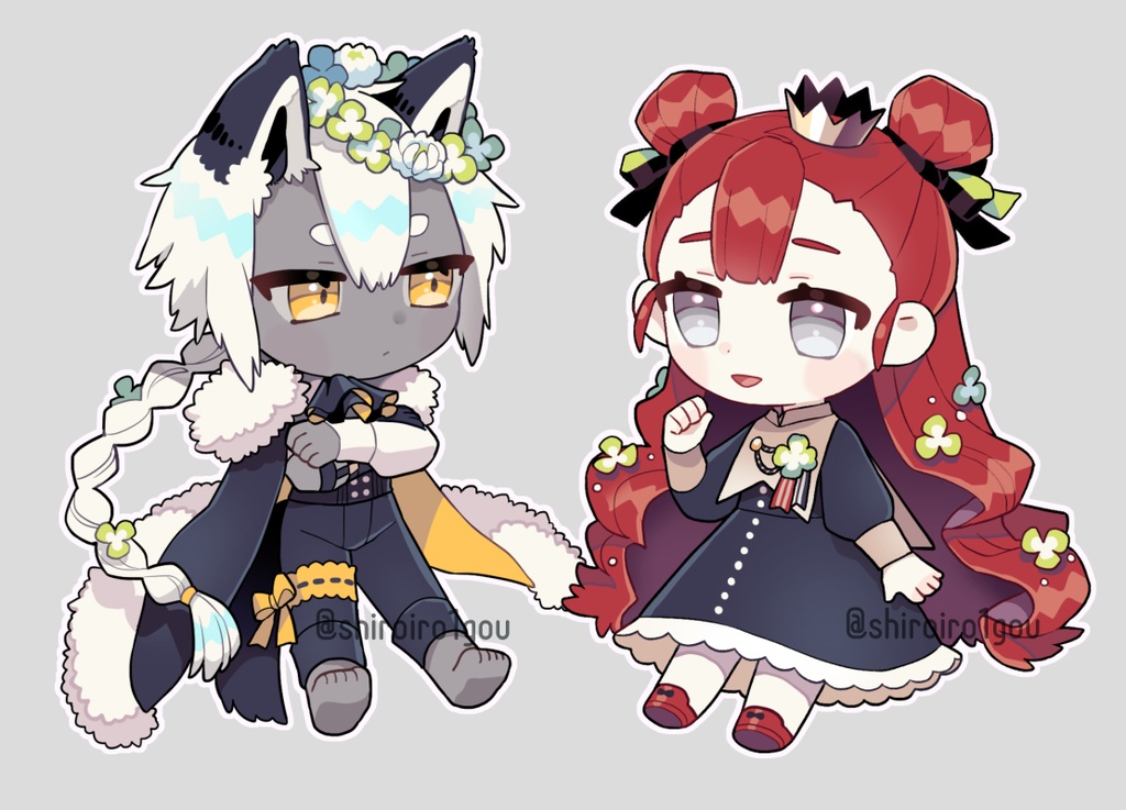 くまこちゃんと狼くんアクキー