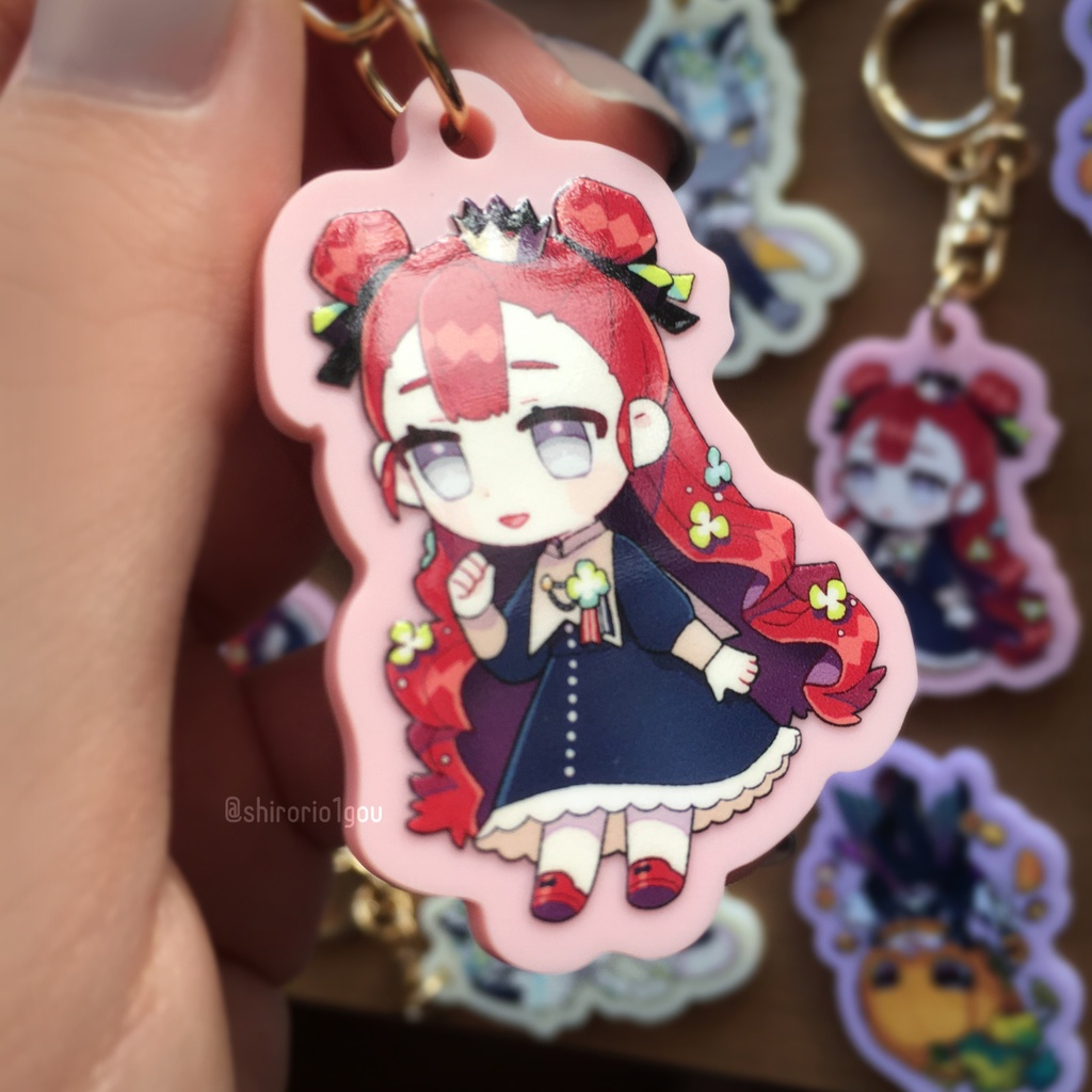 くまこちゃんと狼くんアクキー