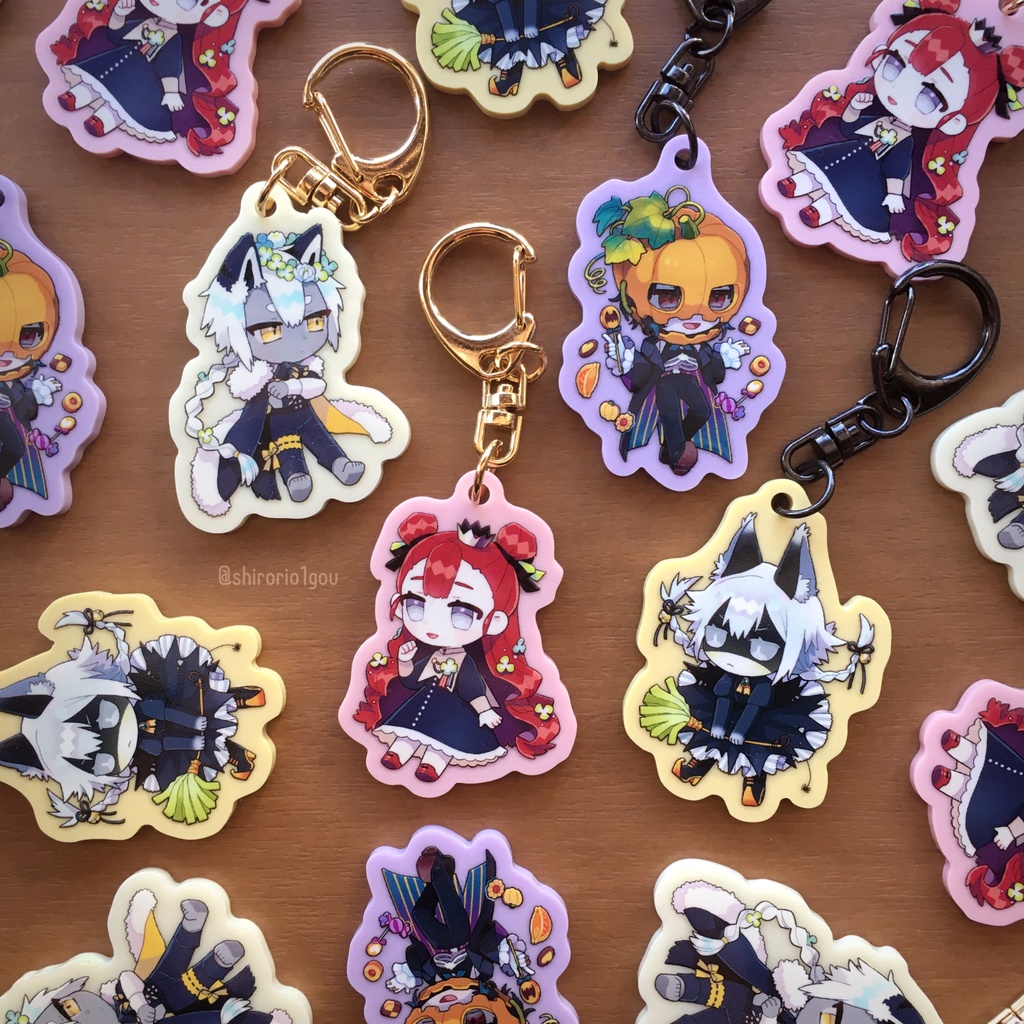 くまこちゃんと狼くんアクキー