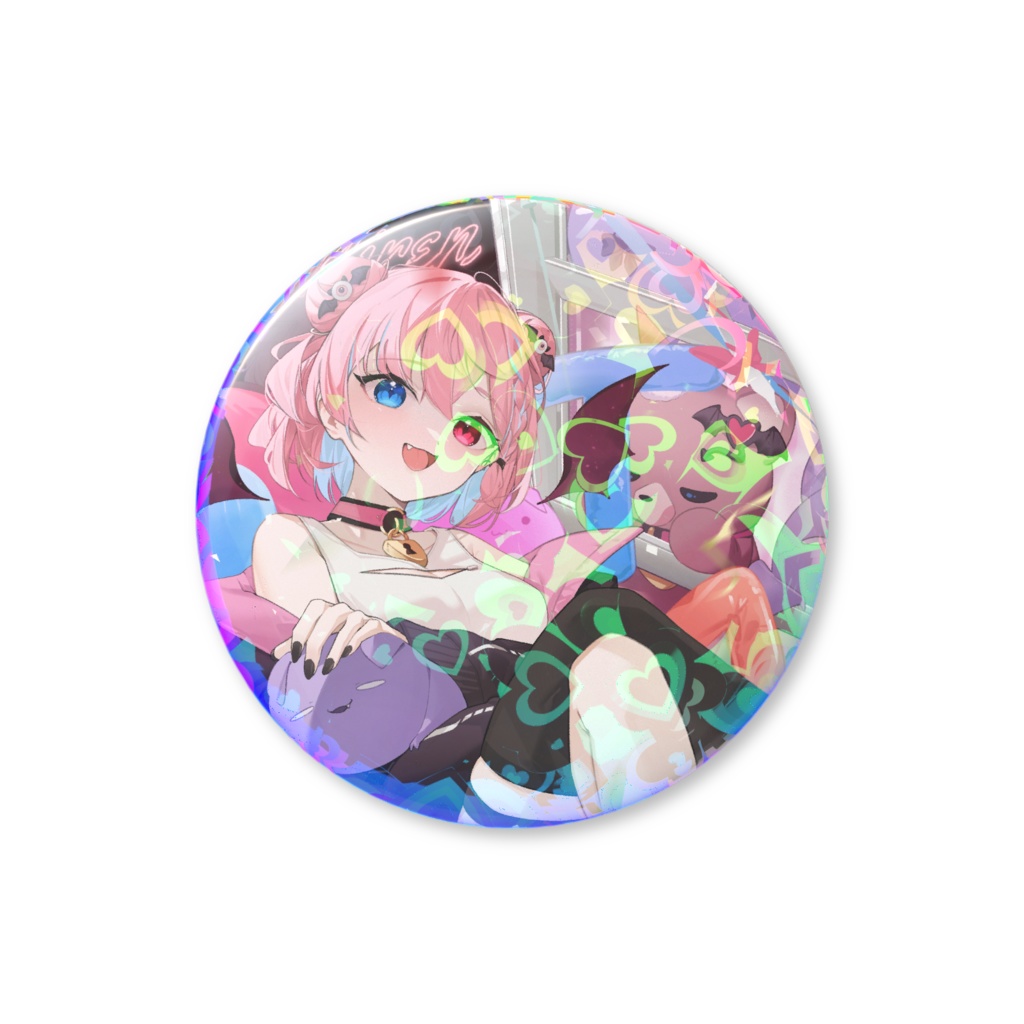 ホログラム缶バッジ