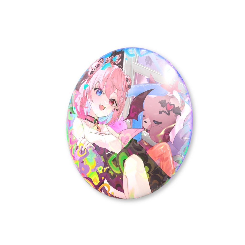 ホログラム缶バッジ