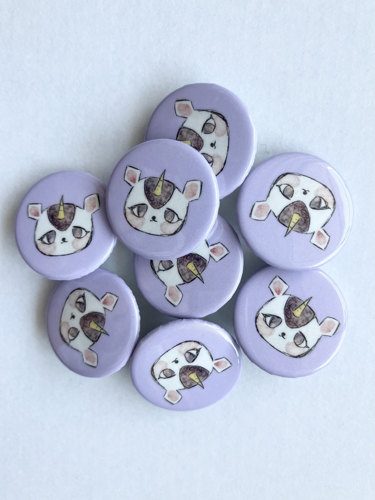 こーんちゃんのミニ缶バッチ