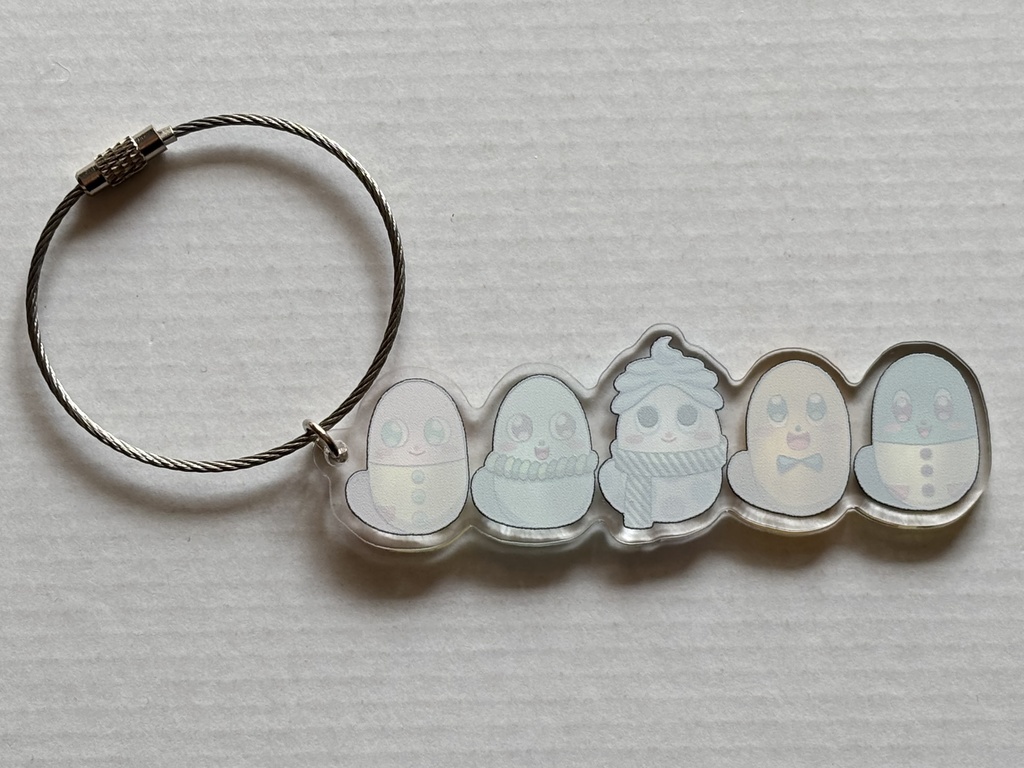 へびたんたちのアクリルキーホルダー