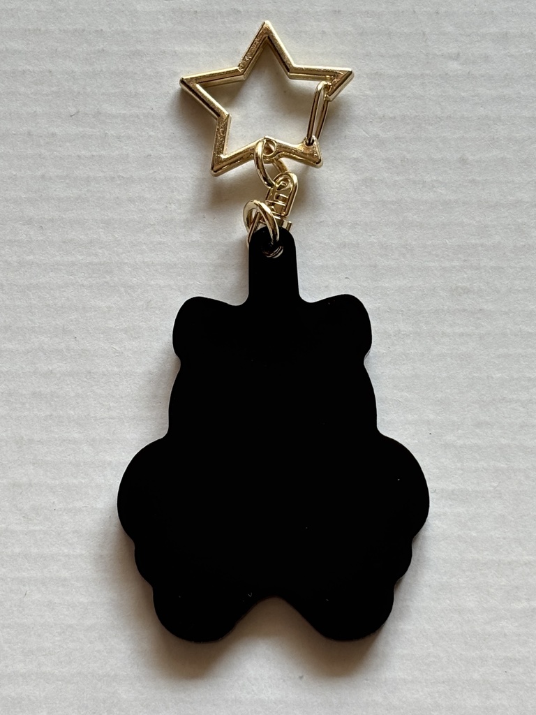 こーんちゃんのアクリルキーホルダー🦄💜