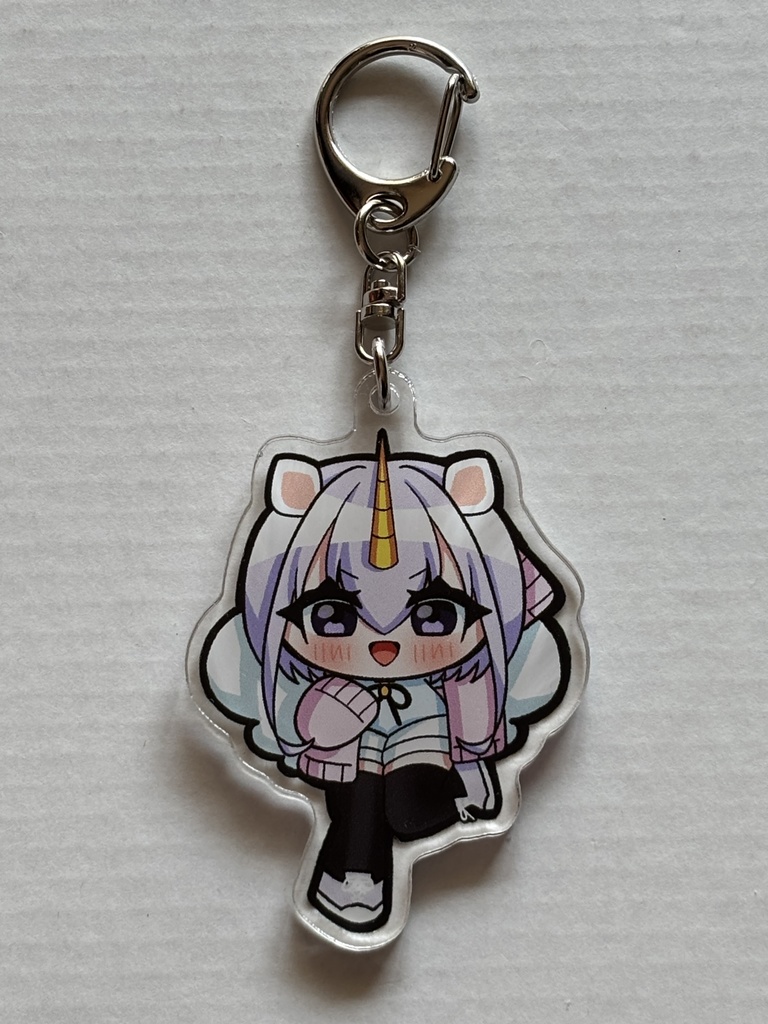 こーんちゃんのアクリルキーホルダー🦄💜