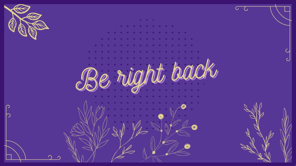 Night plant stream background set