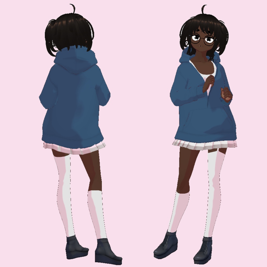 Glasses girl |Vroid model
