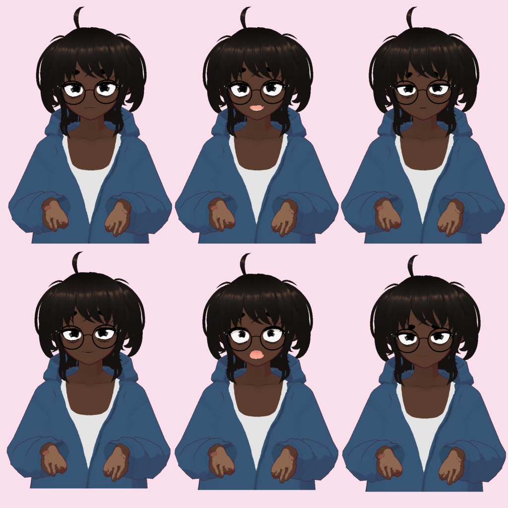 Glasses girl |Vroid model