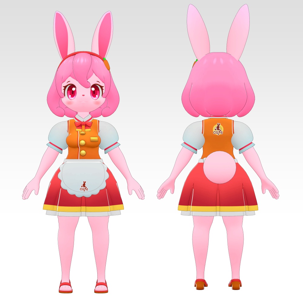 オリジナル3Dモデル「くるりちゃん」(Kururi chan)