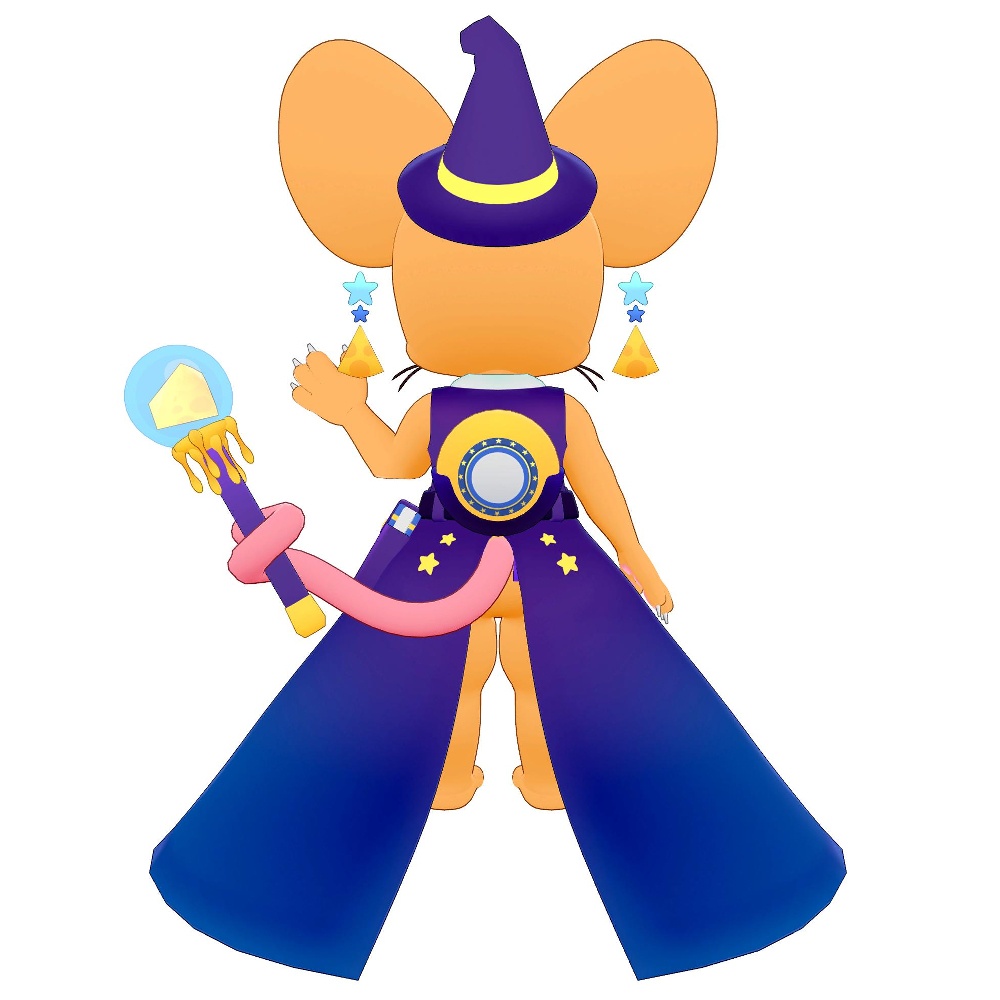 オリジナル3Dモデル「うぃっチュ」(Witchu)