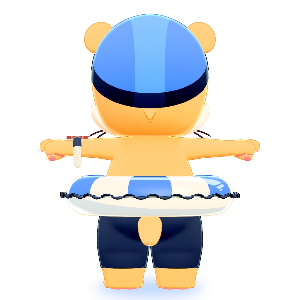 オリジナル3Dモデル「みずかわ」(Mizukawa)