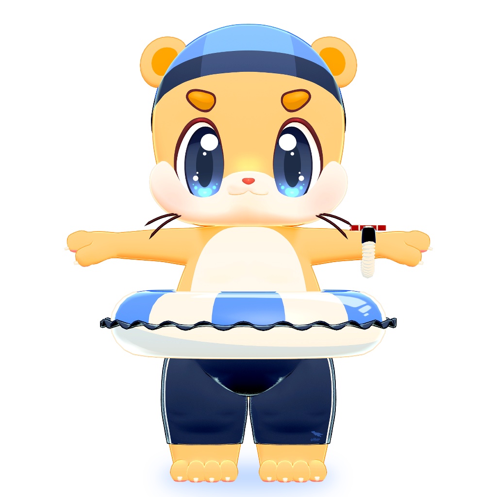 オリジナル3Dモデル「みずかわ」(Mizukawa)