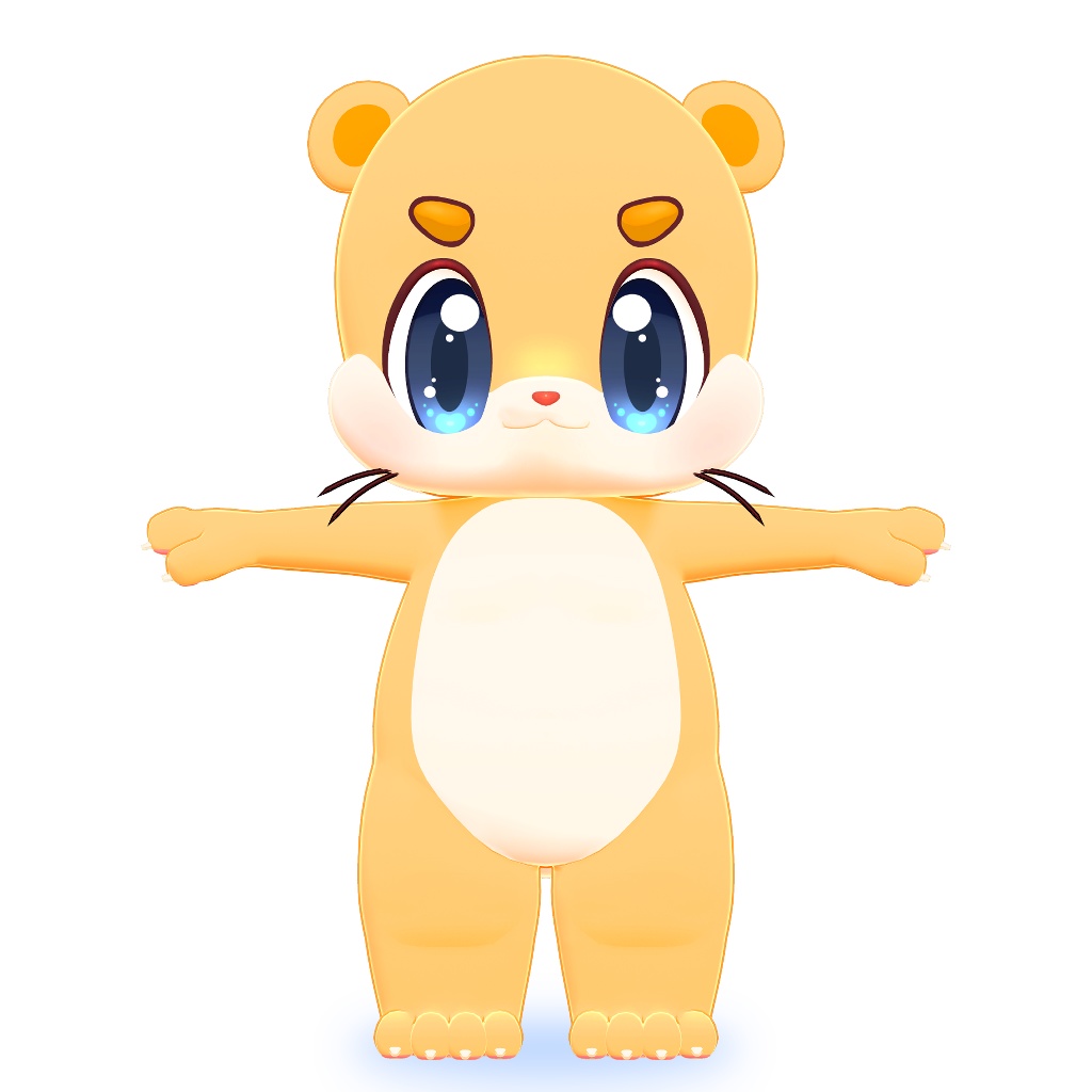 オリジナル3Dモデル「みずかわ」(Mizukawa)