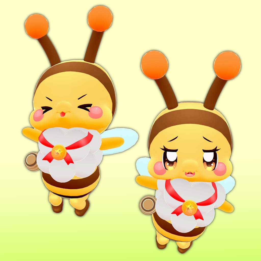 オリジナル3Dモデル「ミッカ」(Mikka)