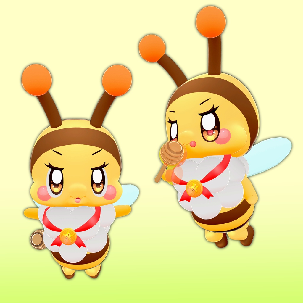 オリジナル3Dモデル「ミッカ」(Mikka)