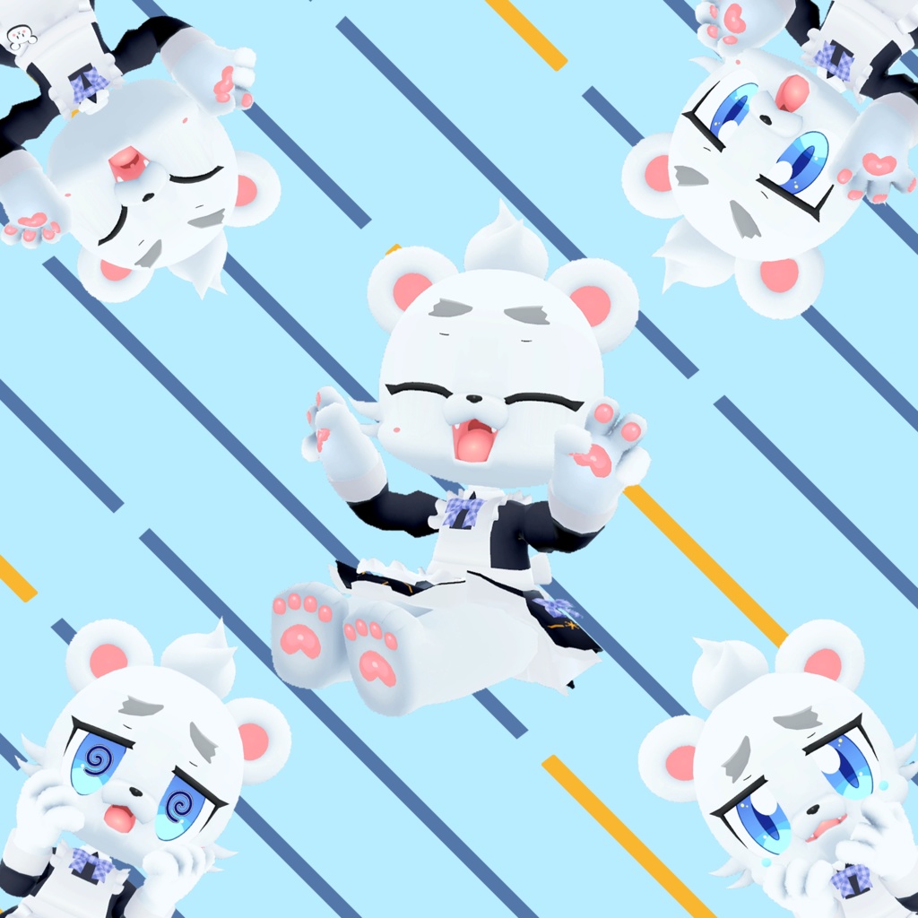 オリジナル3Dモデル「弟熊のゆうと」(Yuto)