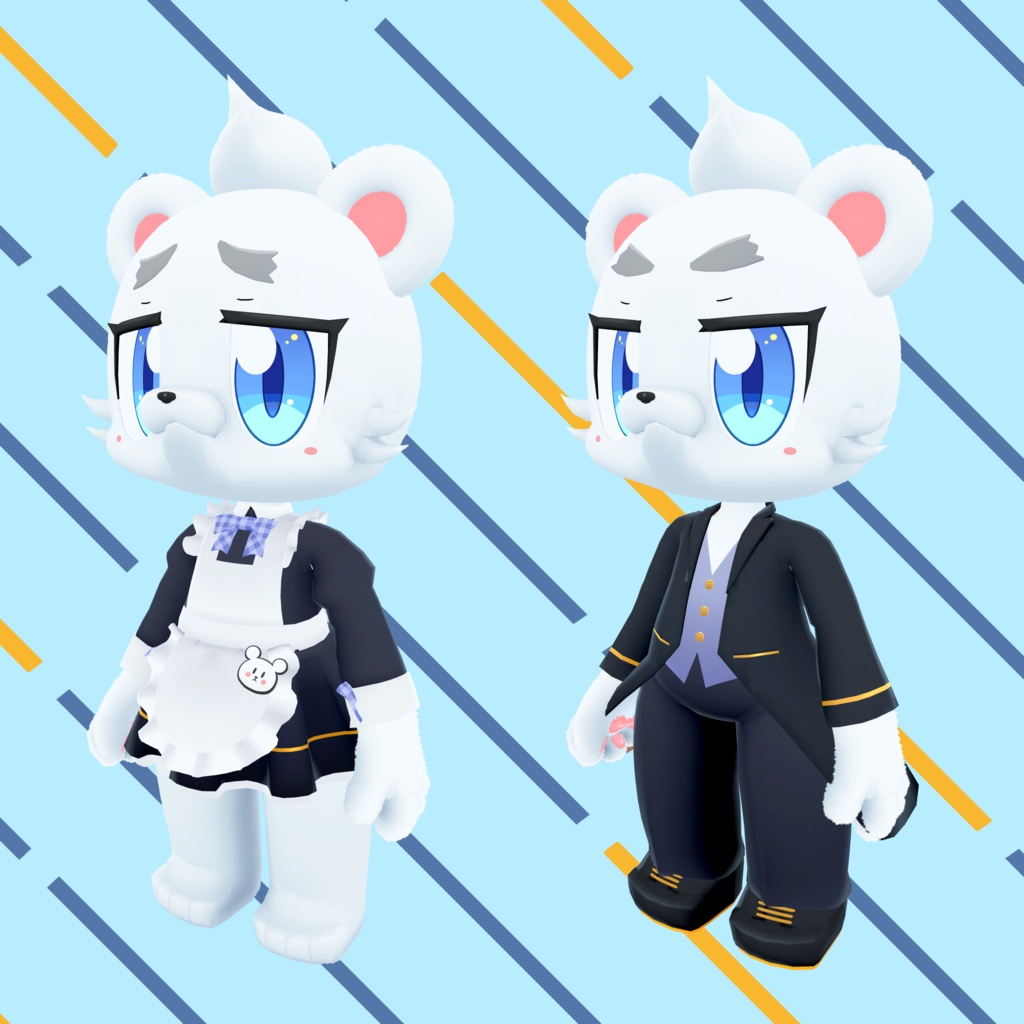 オリジナル3Dモデル「弟熊のゆうと」(Yuto)