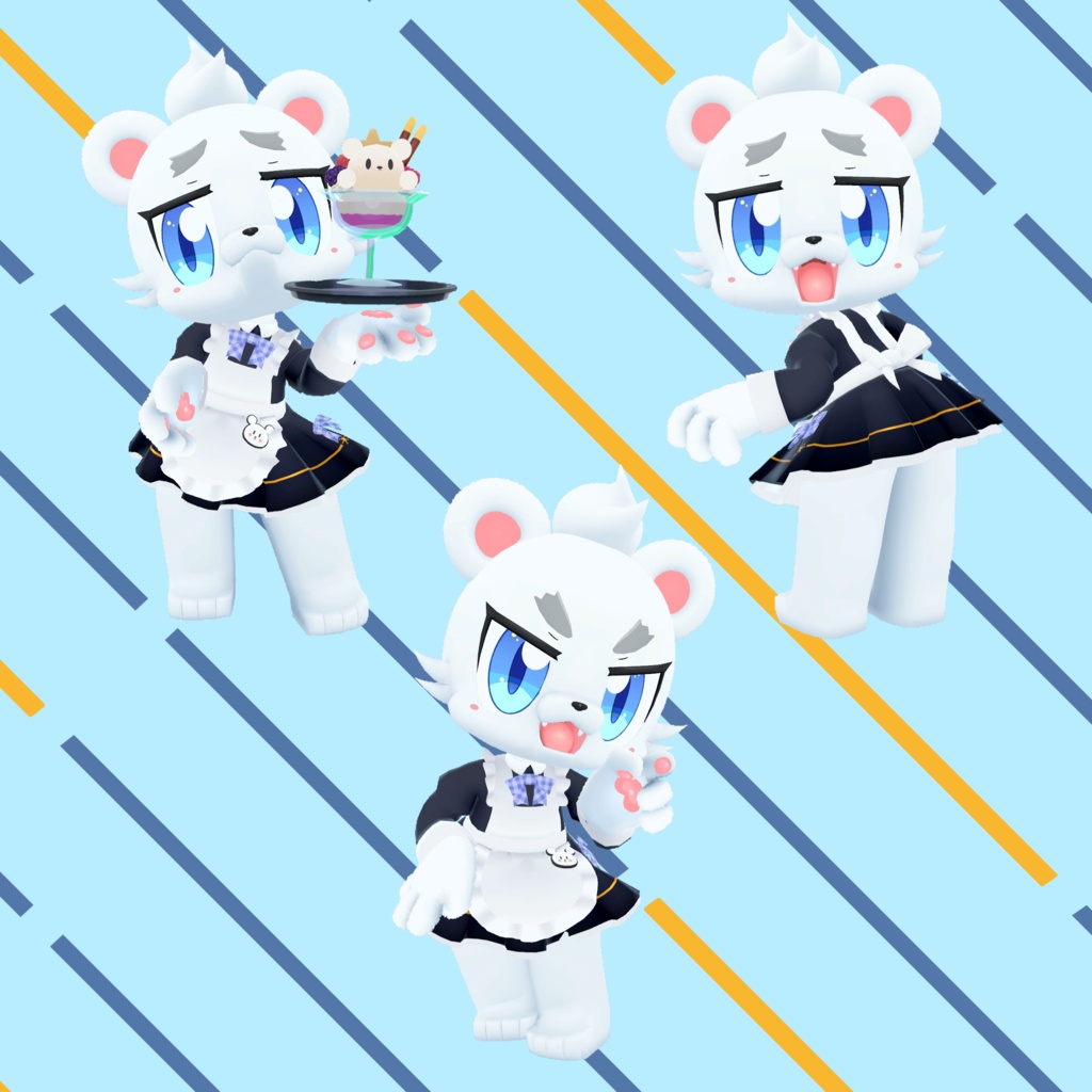 オリジナル3Dモデル「弟熊のゆうと」(Yuto)