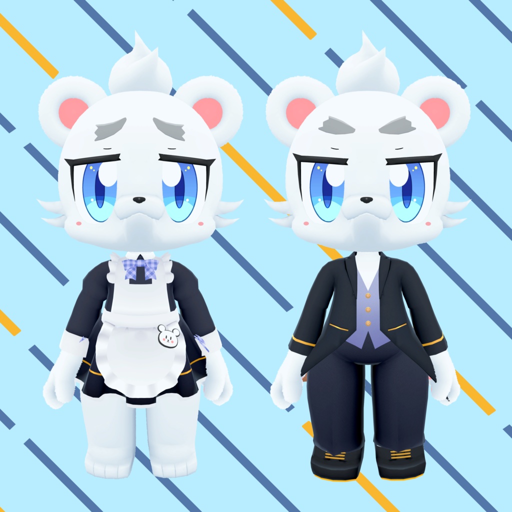 オリジナル3Dモデル「弟熊のゆうと」(Yuto)