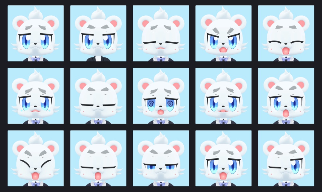 オリジナル3Dモデル「弟熊のゆうと」(Yuto)