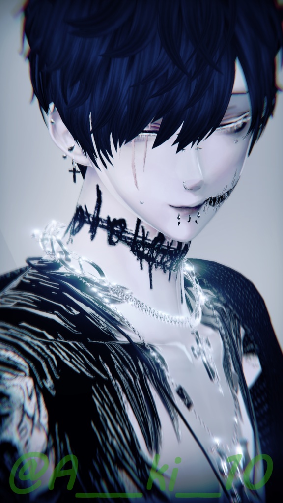 minase eye scar texture