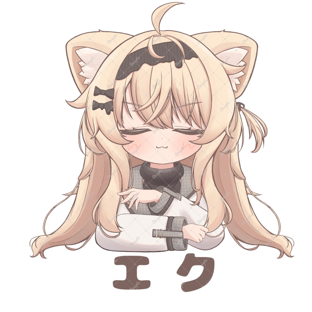 【VketRealまんまるや。来場者特典】VRChat専用Boopスタンプ&ステッカー