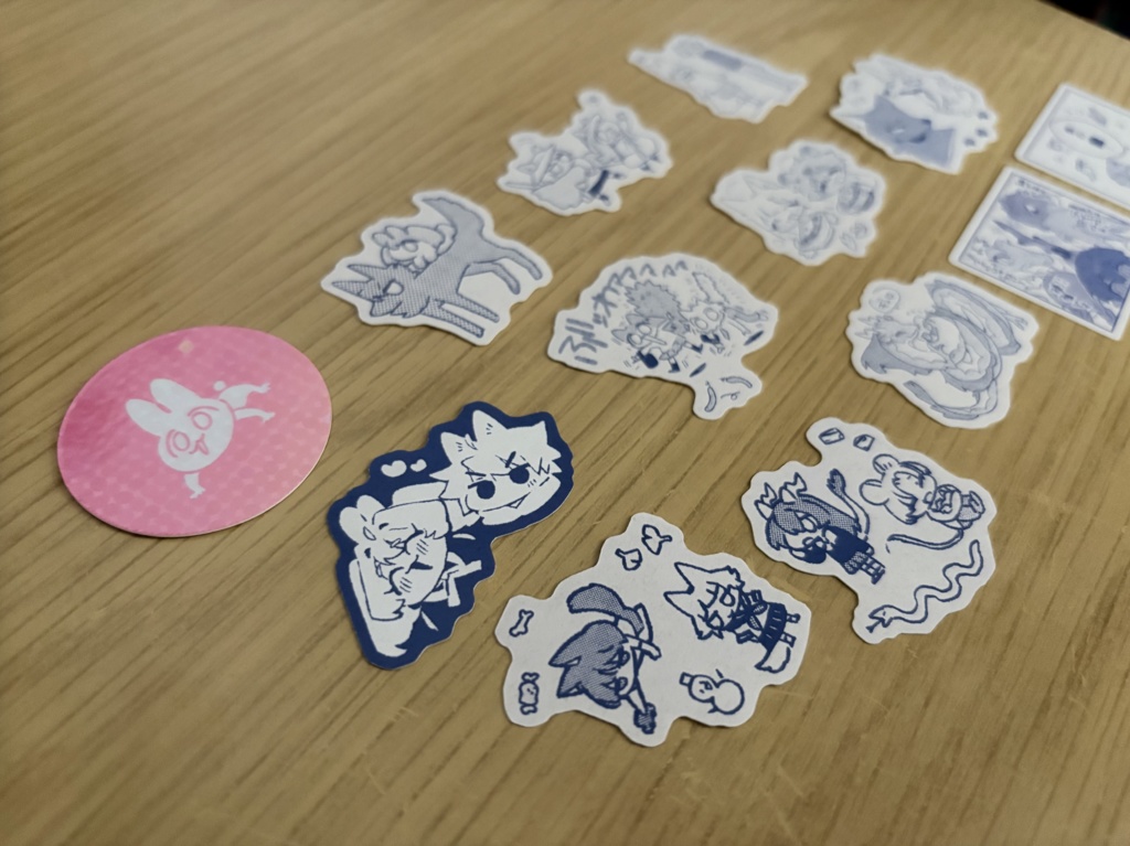 プロフィール帳&シール