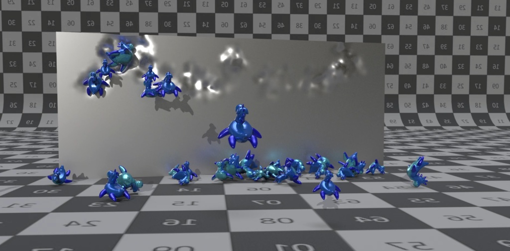 [Houdini hip file] RBD Metal Soft Deform