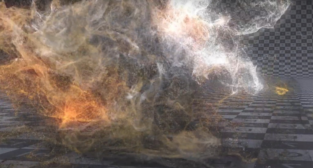 [Houdini hip file] Character Blast FX 