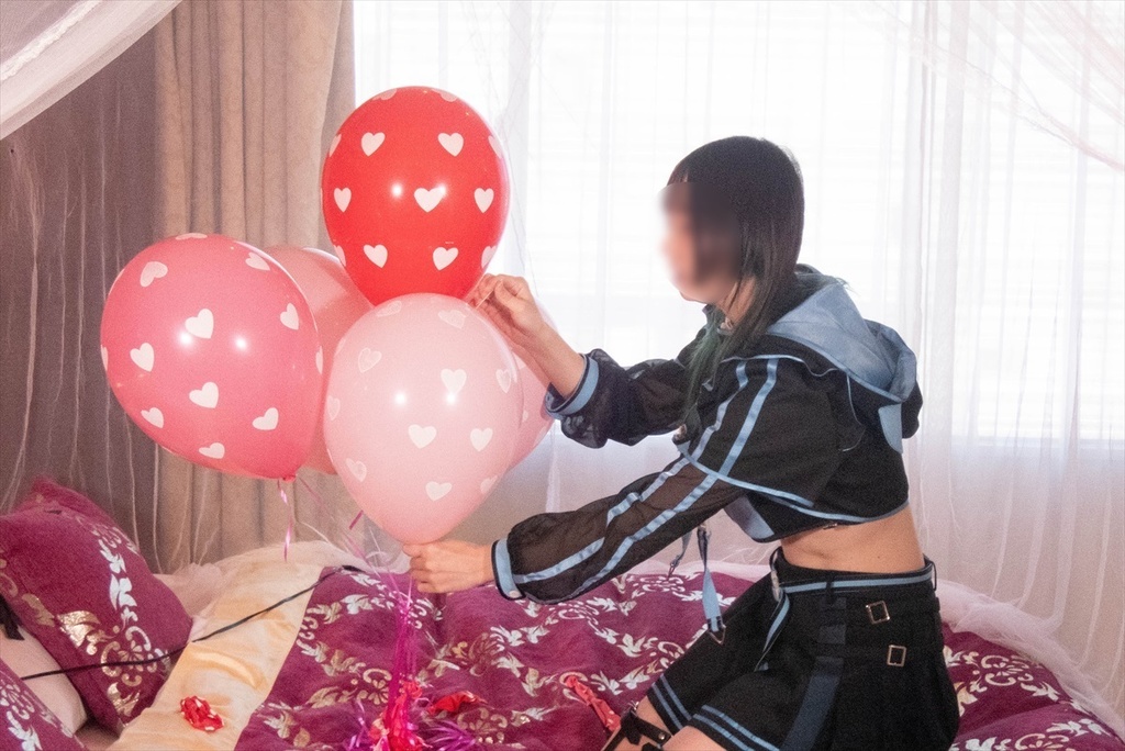 みひなさんの風船遊び