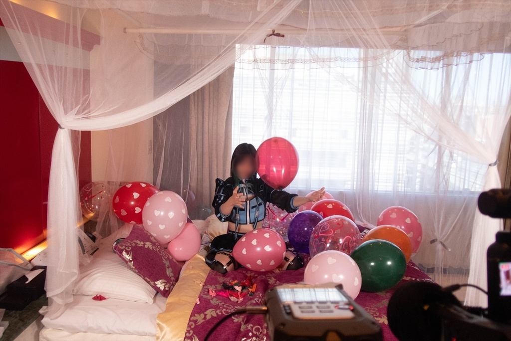 みひなさんの風船遊び