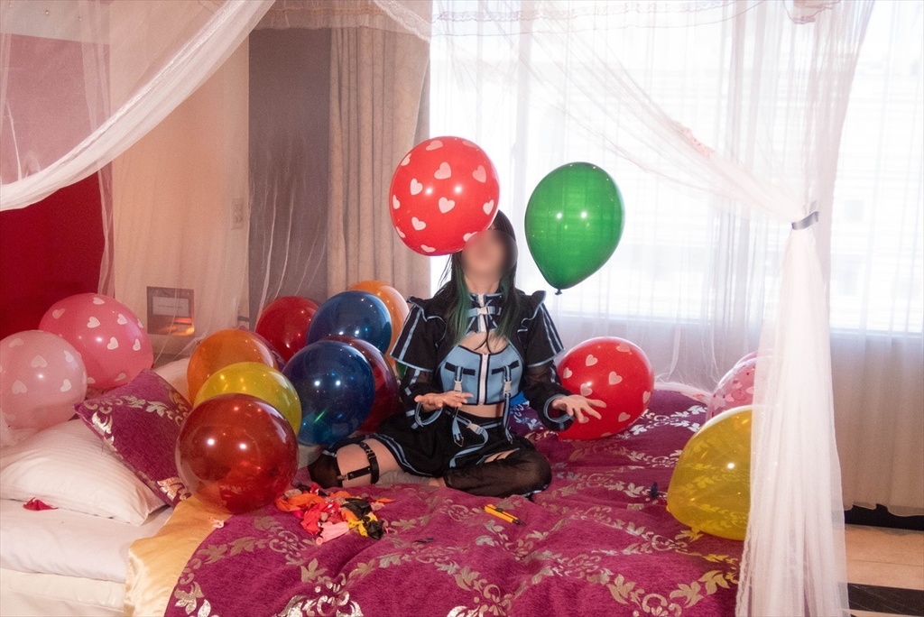 みひなさんの風船遊び