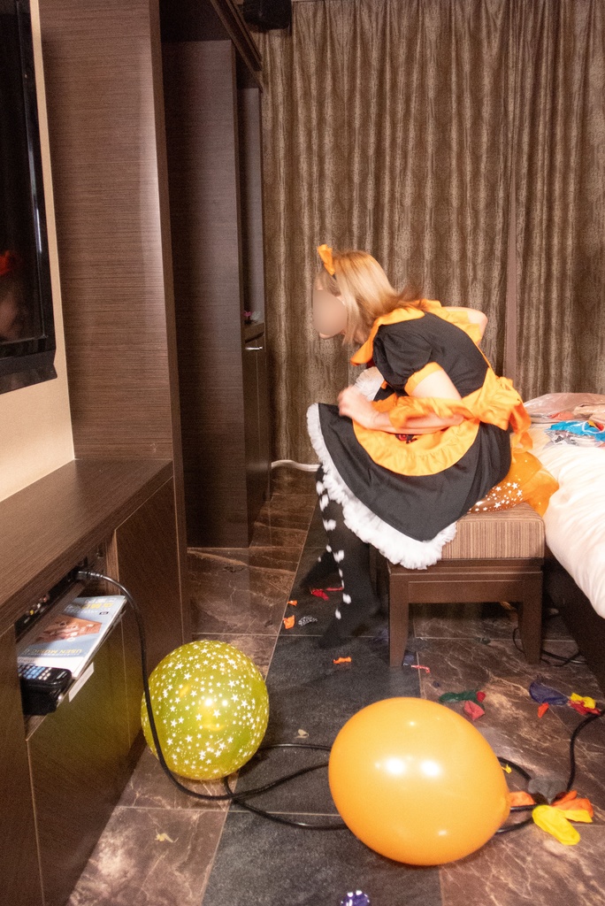 Kちゃんの風船遊び4
