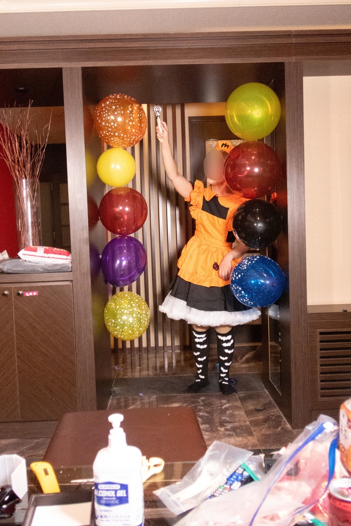 Kちゃんの風船遊び4
