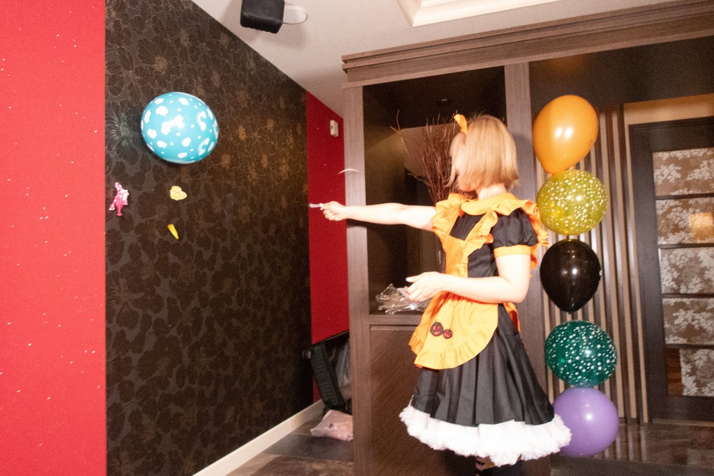 Kちゃんの風船遊び4