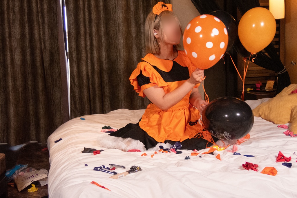 Kちゃんの風船遊び4