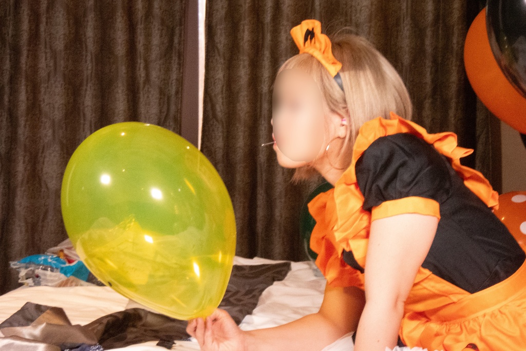Kちゃんの風船遊び4