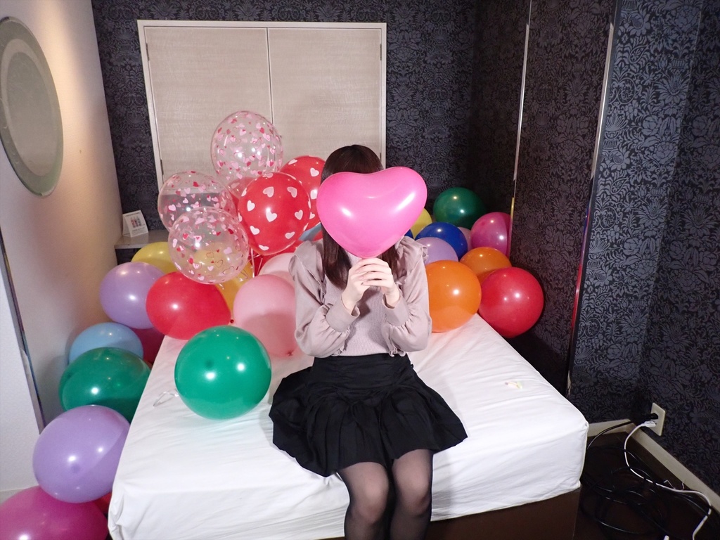 るなさんの風船遊び