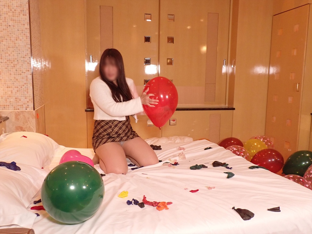 あむさんの風船遊び